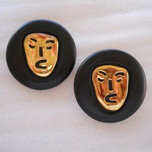 Vintage Face Earrings  330